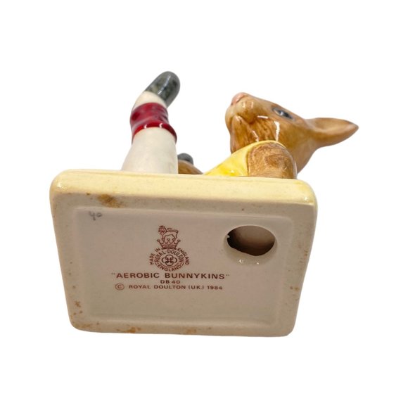 Vintage Royal Doulton Aerobic Bunnykins Figurine 1984 - Picture 5 of 5